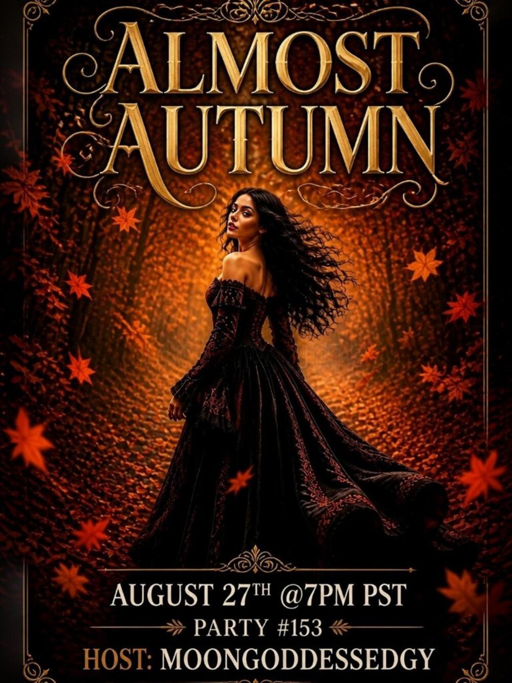 🥳 Almost Autumn 🥳 Party #153 - 8/27 @ 7pm PST - Tag a Pff for a HP🌛🌚🌜